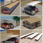 mix design for professional car parking shades
