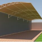3d design before install of car parking shade