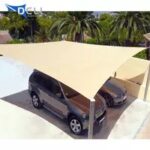 3d render for car parking shed