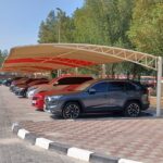 Car parking shades installed in uae