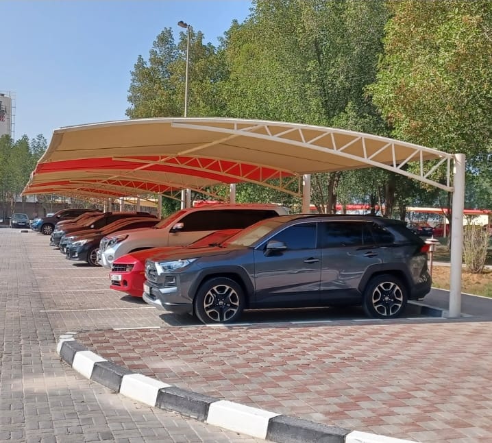 Car parking shades installed in uae